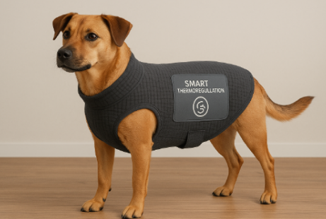 Roupa canina termorreguladora em protótipo